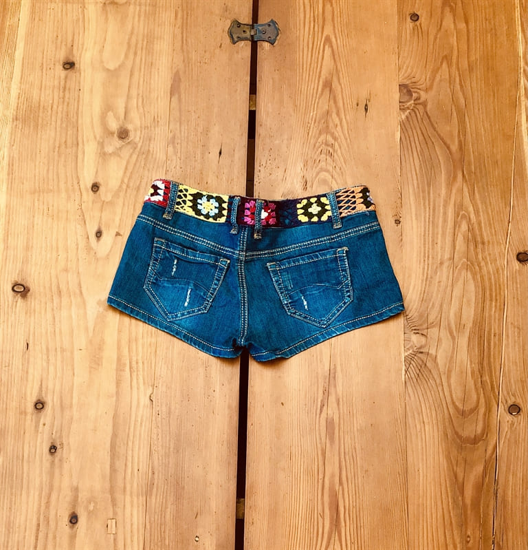 PANTALONCINO DONNA JEANS ELAST TG48